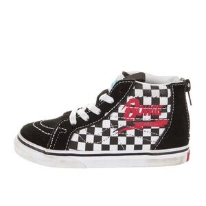 David Bowie x Sk8-Hi Zip (Vans) Toddler Printed High Top Sneakers w/ Zip Back